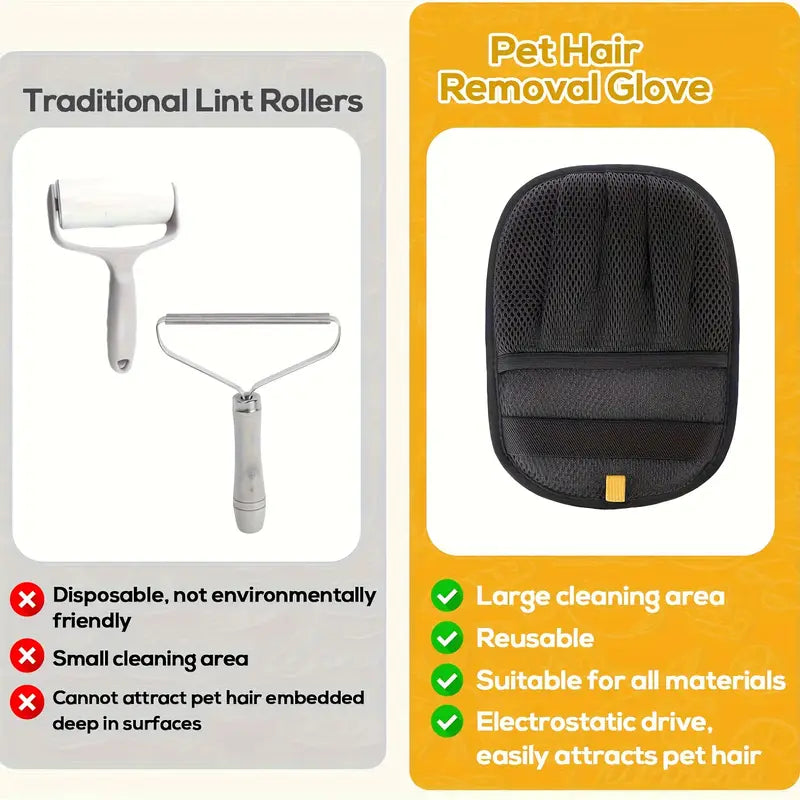 Guante Removedor Pelos de Mascotas