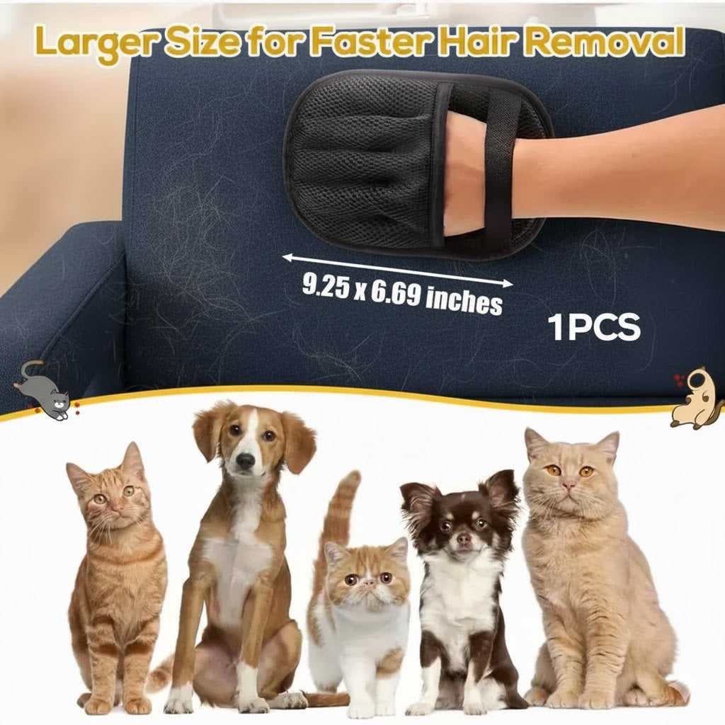 Guante Removedor Pelos de Mascotas