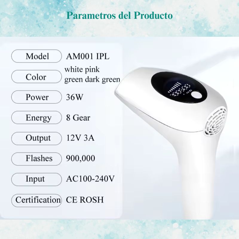 ADIOS VELLOS PARA SIEMPRE! Depiladora Permanete Laser LPI para Hombre y Mujeres